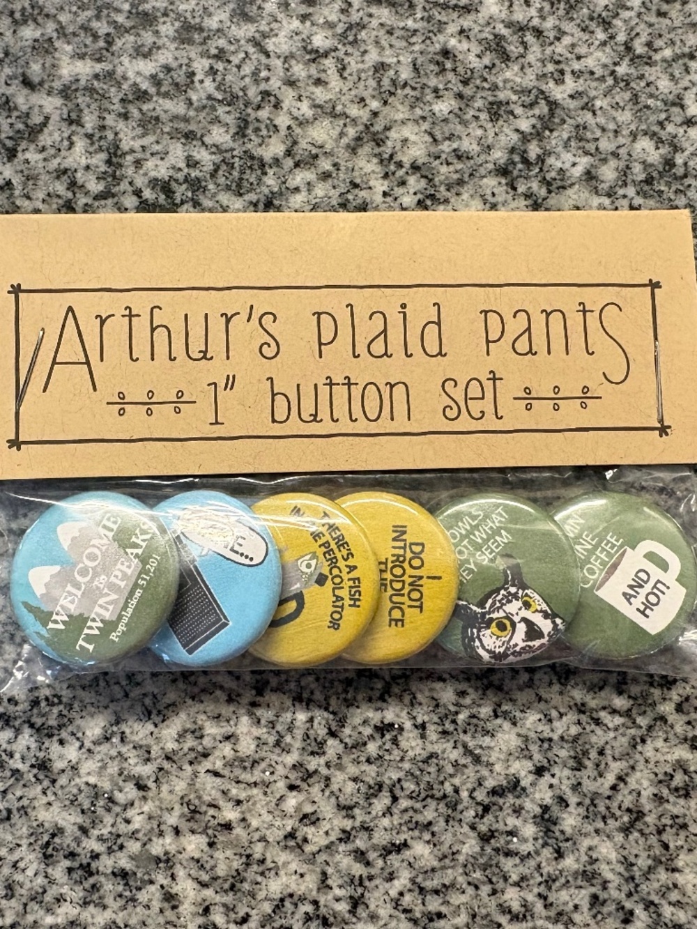 Twin Peaks 1" Button Set